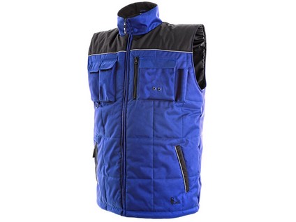 Pánská zimní vesta SEATTLE, modro-černá, vel. XL